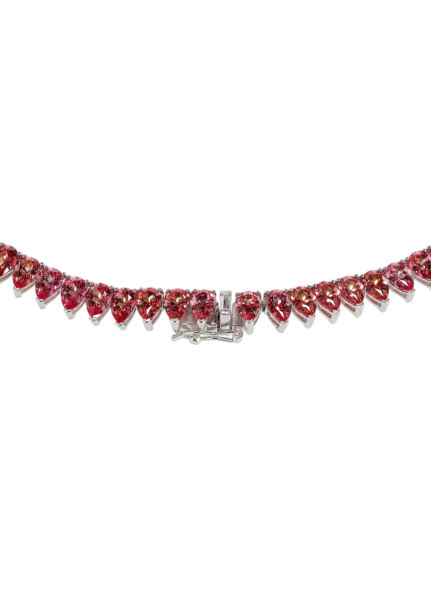 Padparadscha Infinity Necklace - Anabela Chan