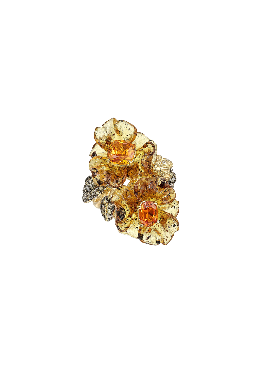 Amber Garden Ring