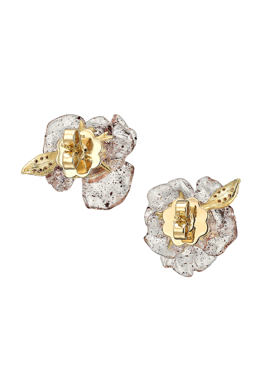 Blueberry Petunia Studs - Anabela Chan