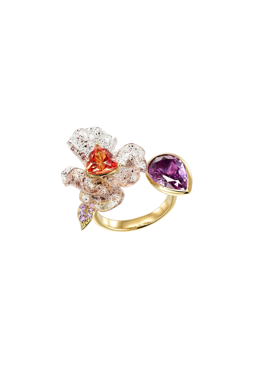 Sunset Blueberry Petunia Ring