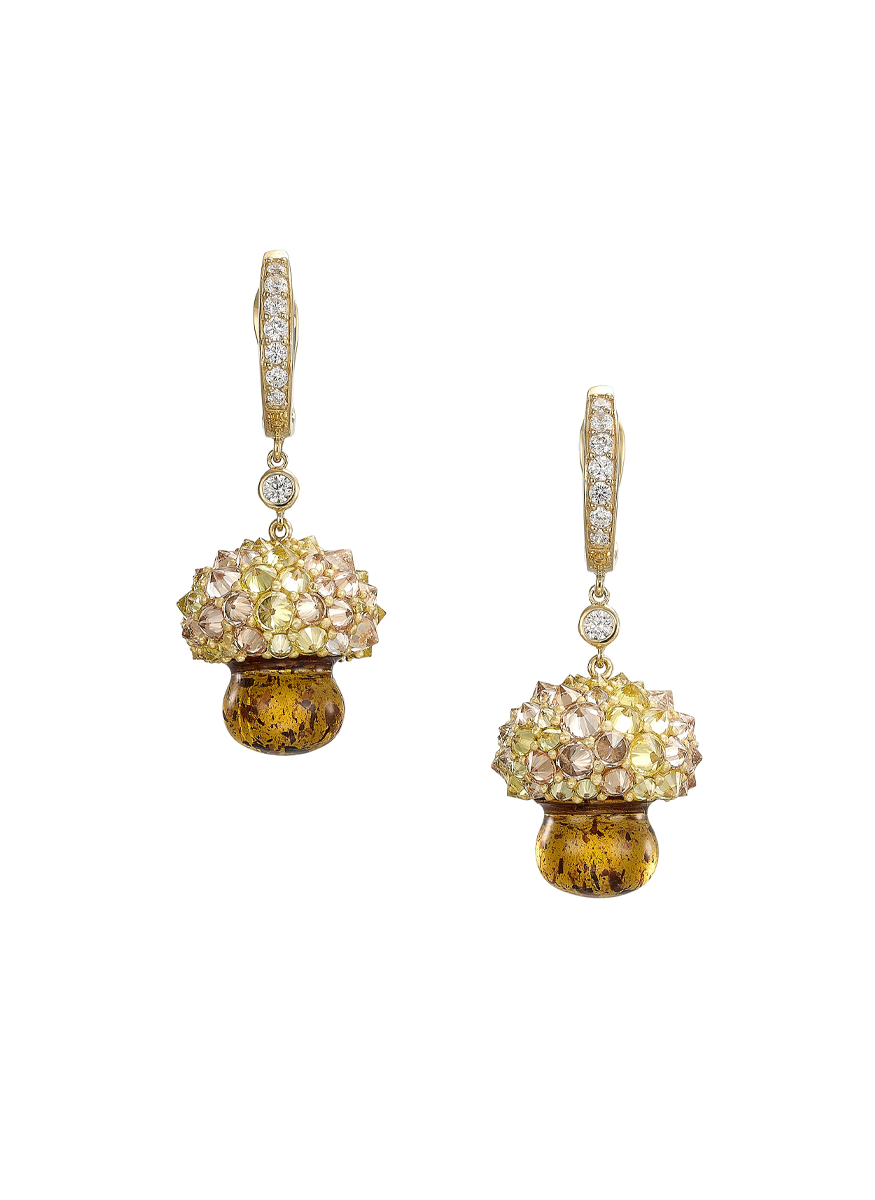 Amber Virosa Earrings