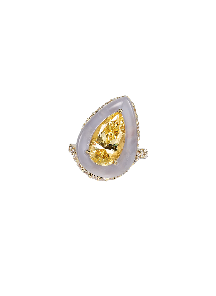 Canary Chalcedony Elixir Ring - Anabela Chan
