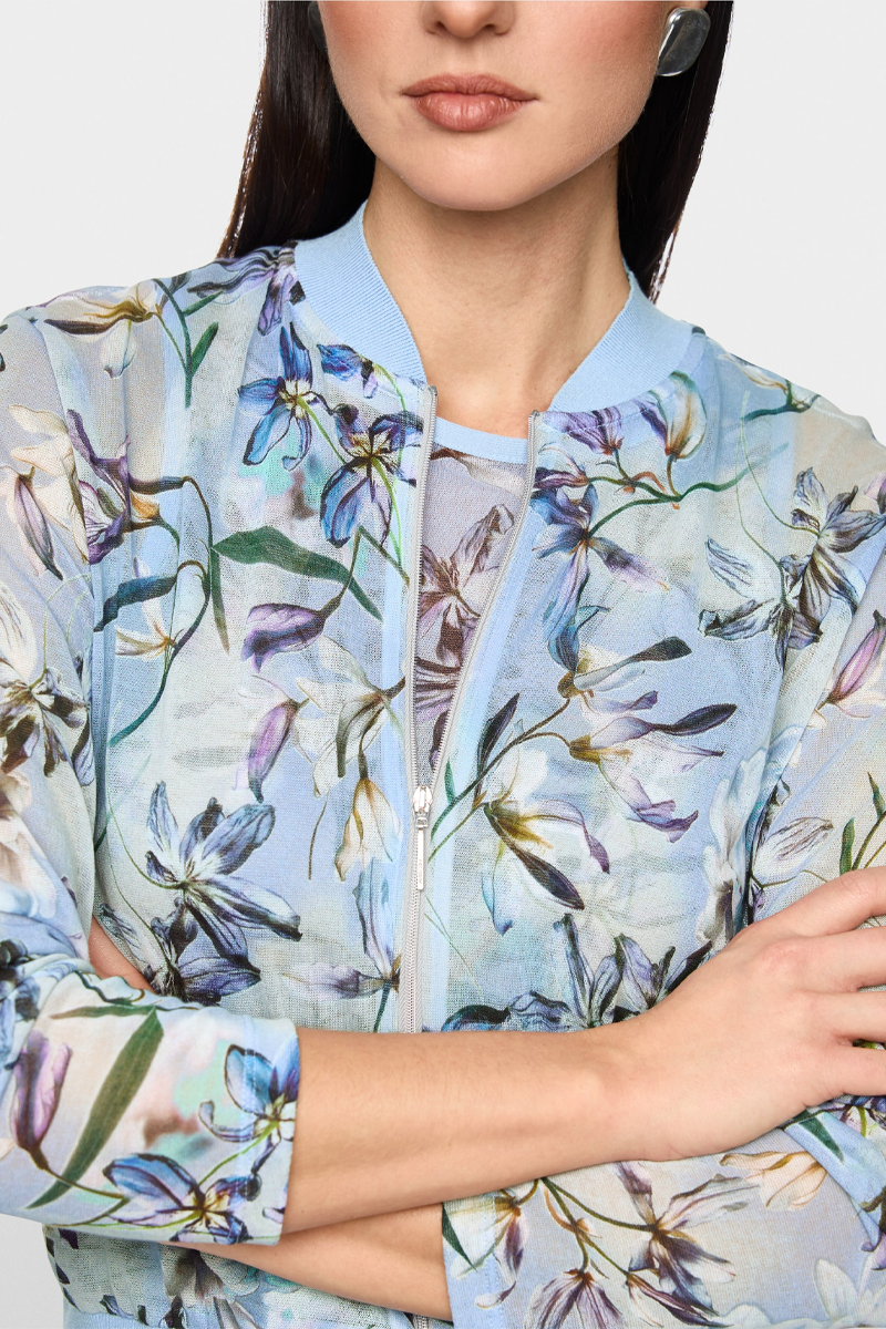 Tulle Print Cardigan Set - Marc Cain
