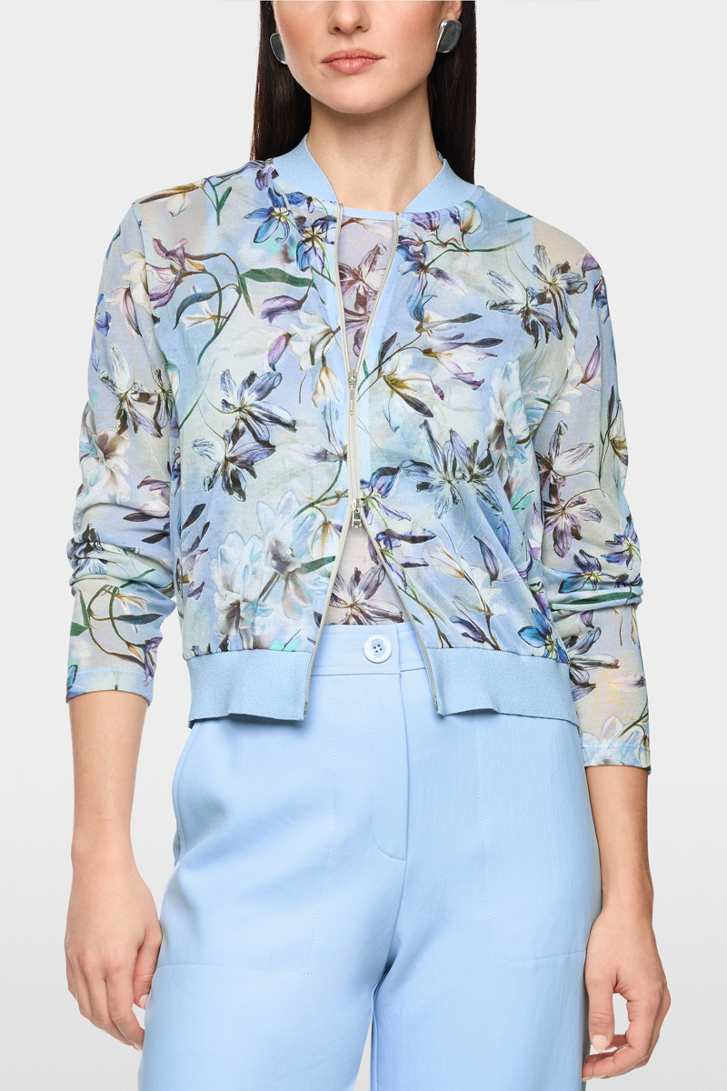 Tulle Print Cardigan Set - Marc Cain