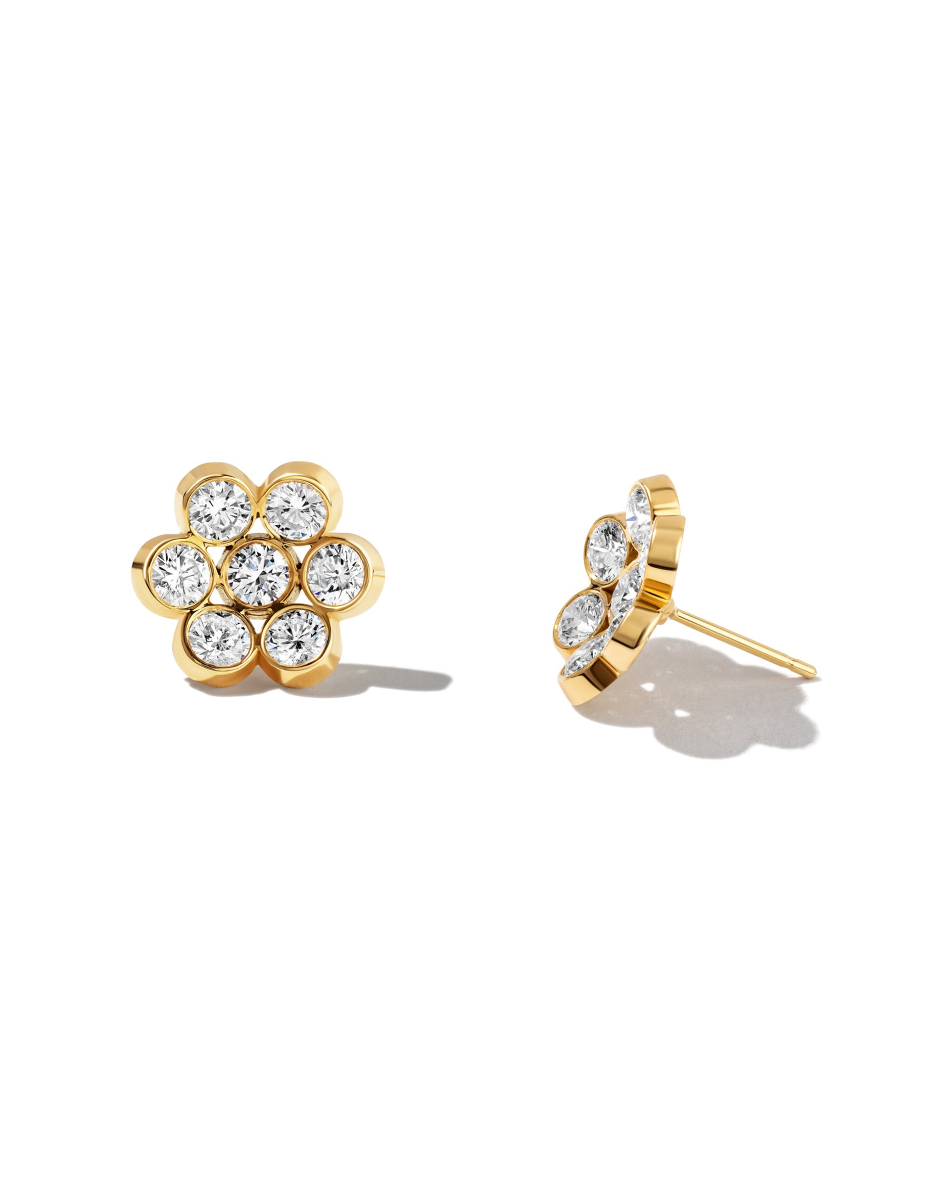 Fiore Diamond Studs, Large - BAYCO
