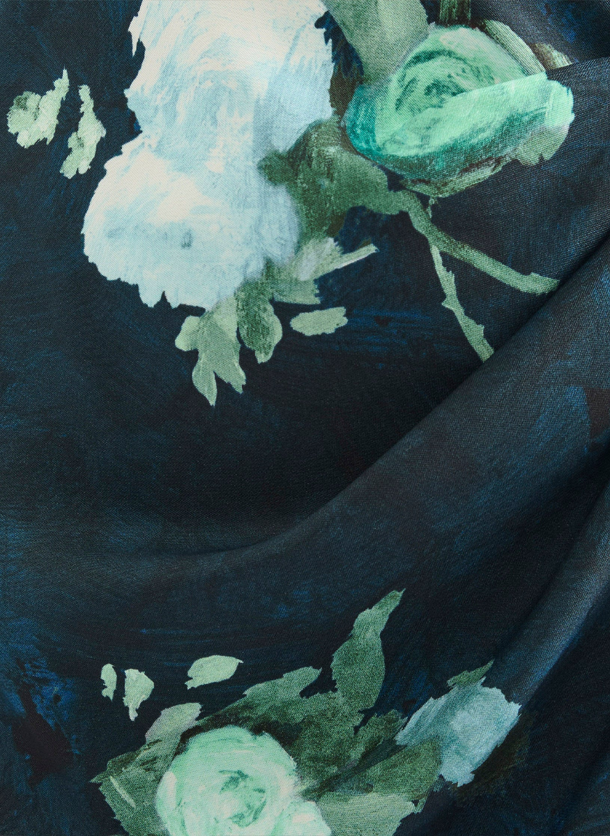 Long Sleeve Draped Midi Dress - Erdem
