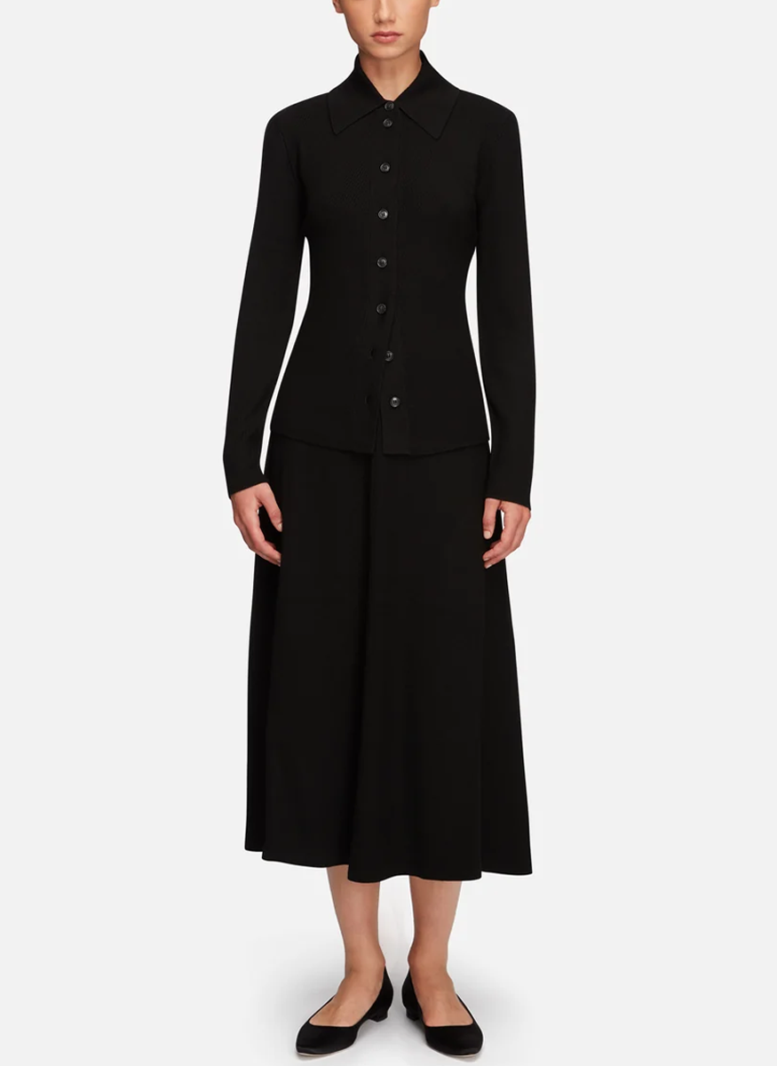 Reno Knit in Black Cashfeel - Emilia Wickstead