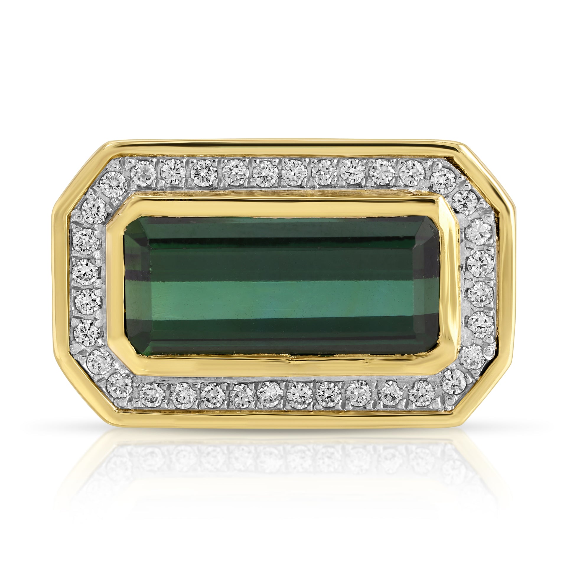 Ambition Ring, Green Tourmaline - Octavia Elizabeth