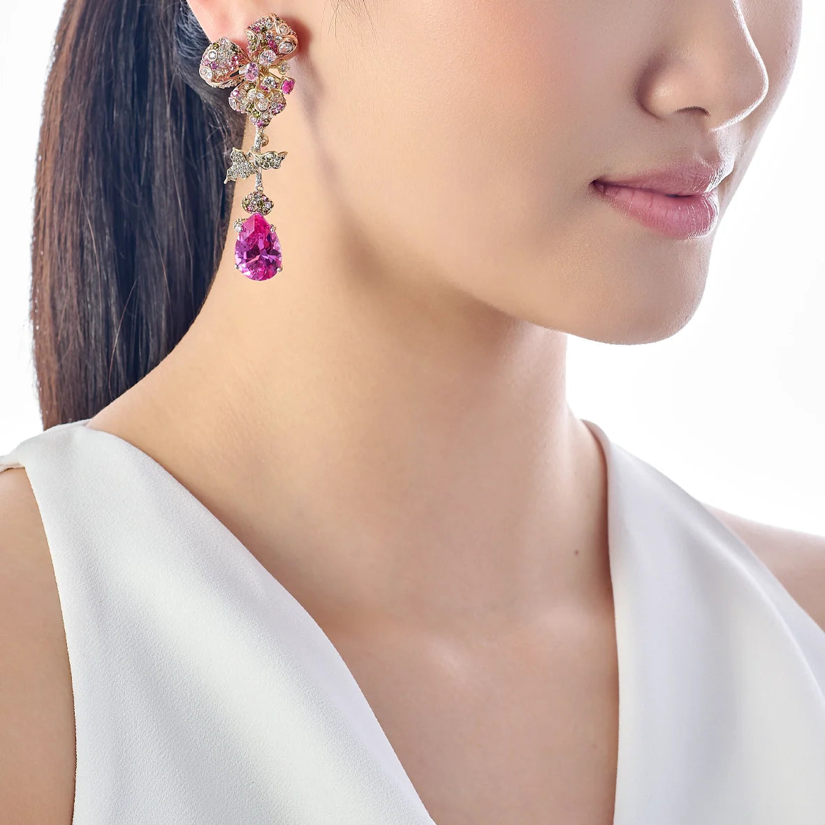 Blush Orchid Earrings