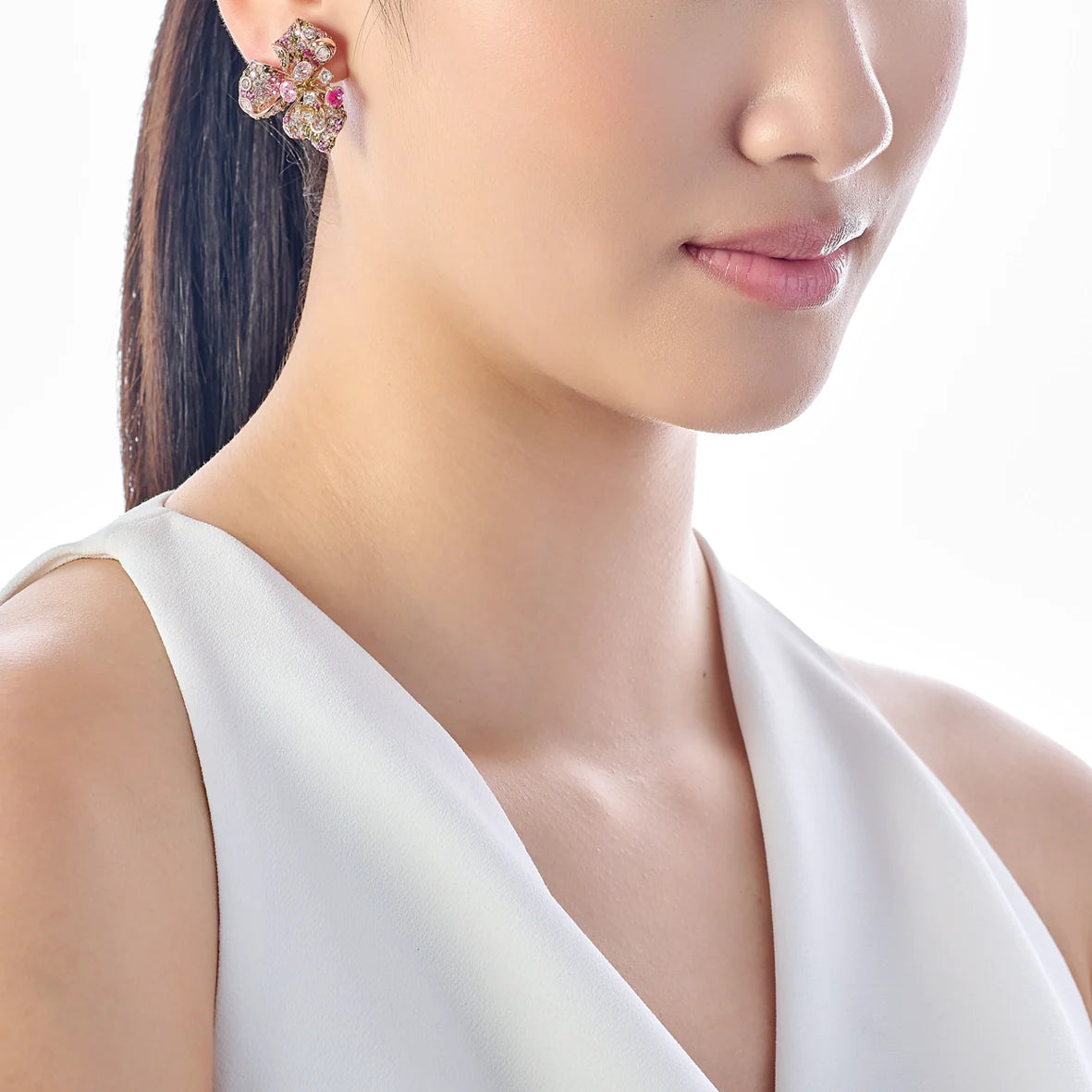 Blush Orchid Earrings - Anabela Chan