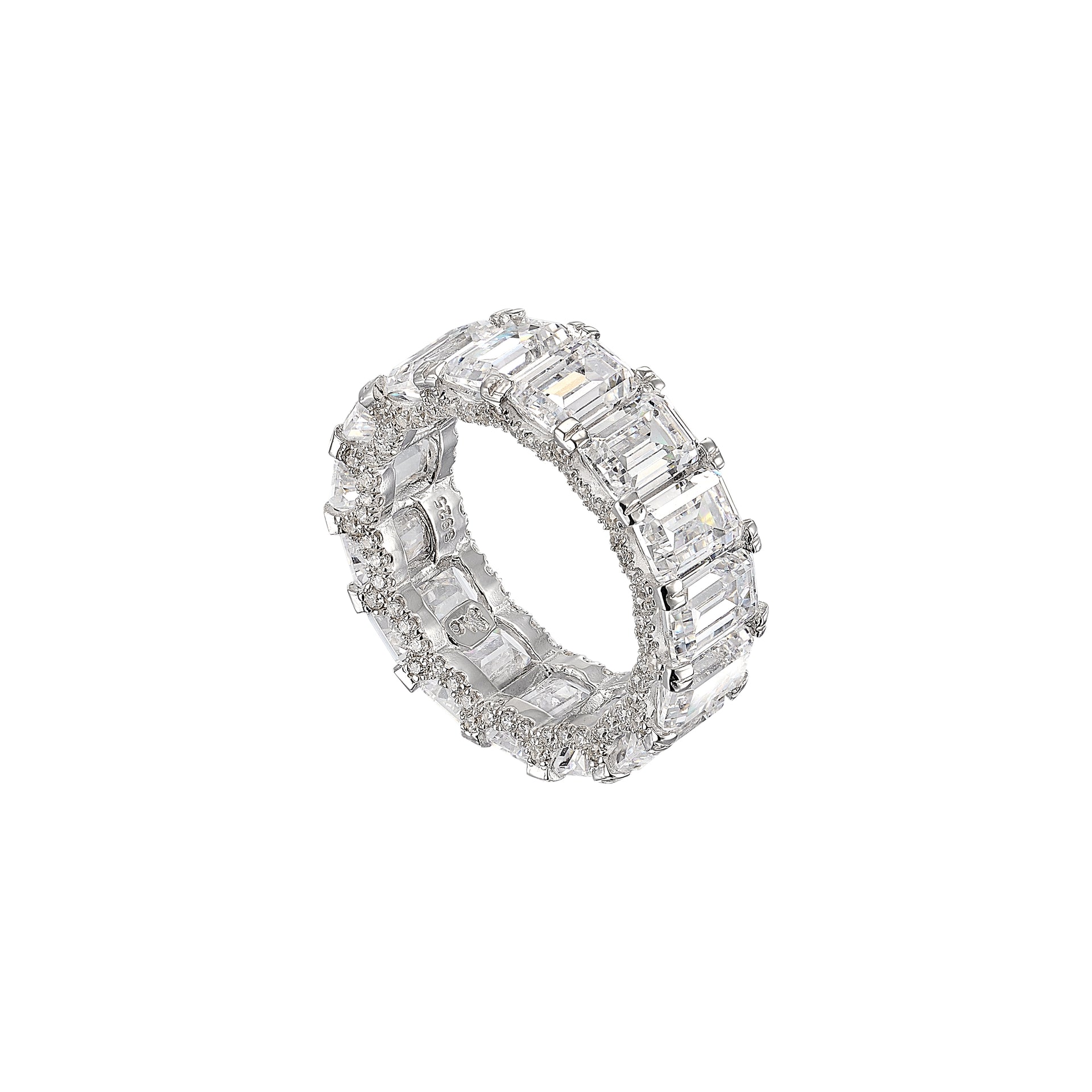 Diamond Dust Baguette Eternity Band