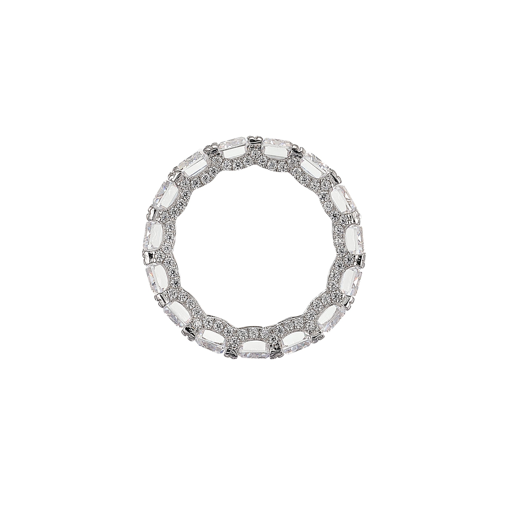 Diamond Dust Baguette Eternity Band - Anabela Chan