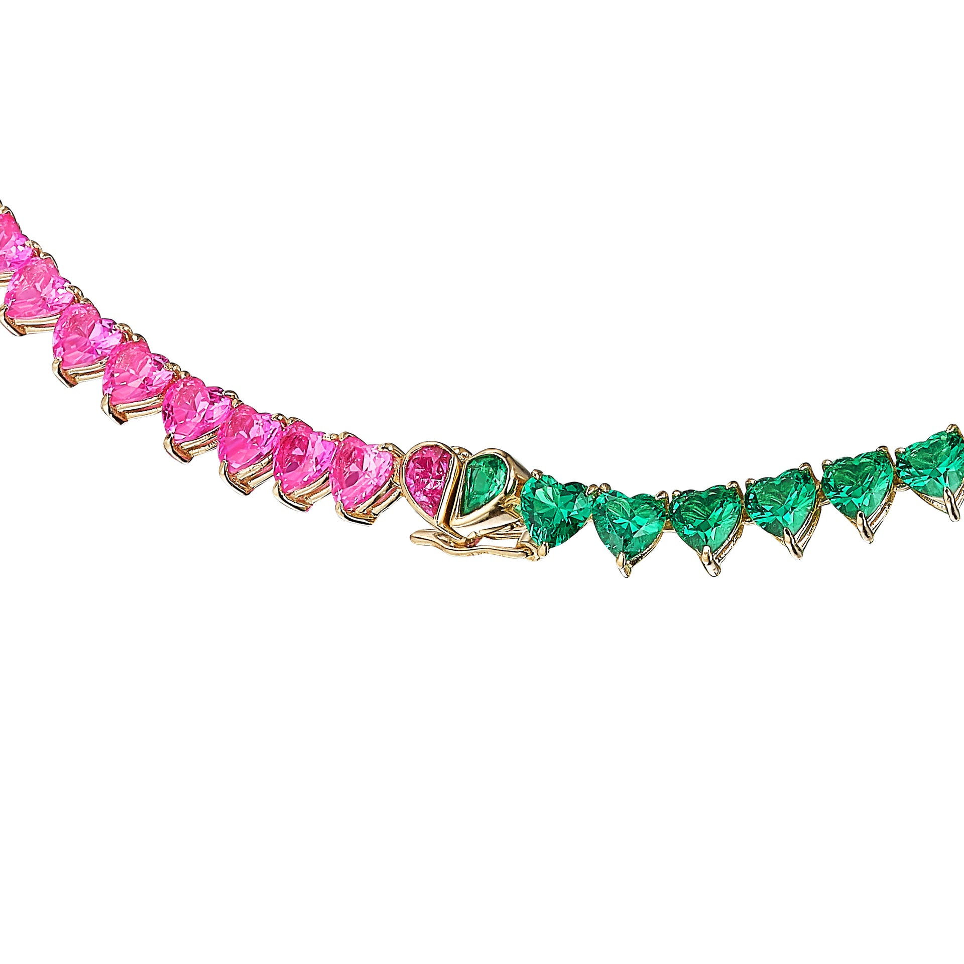 Petite Peony Eternity Heart Neck