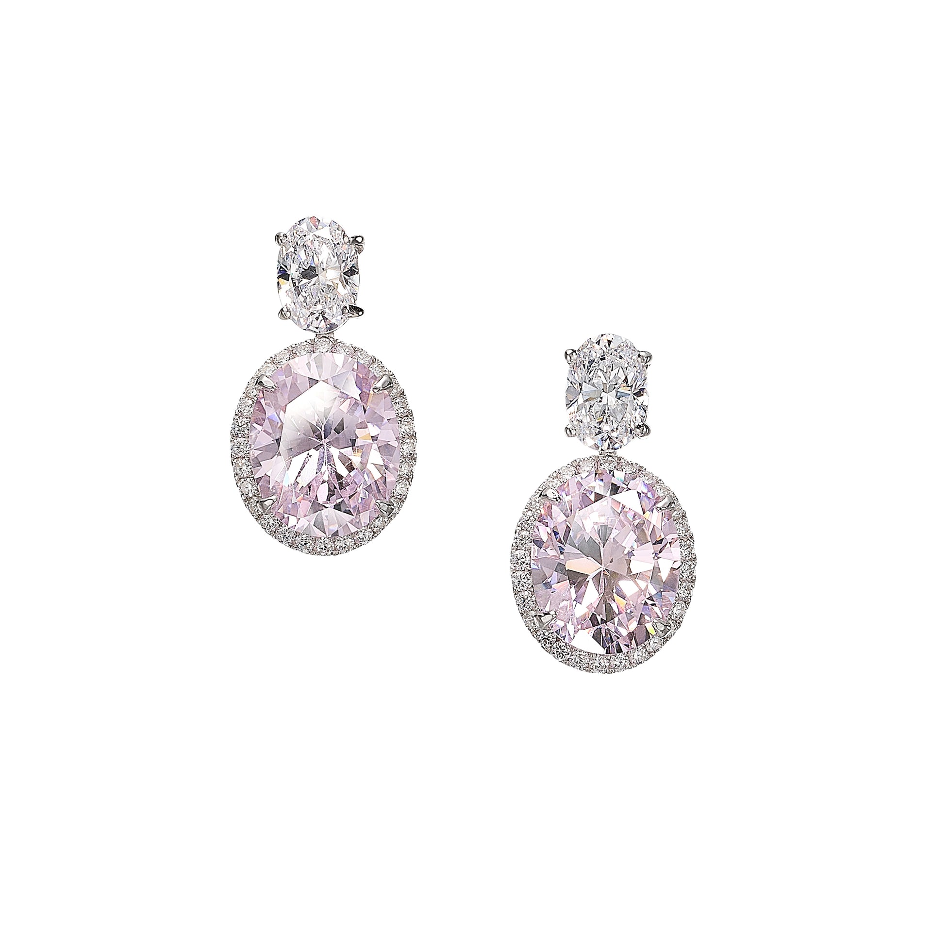 Rose Celestial Halo Earrings