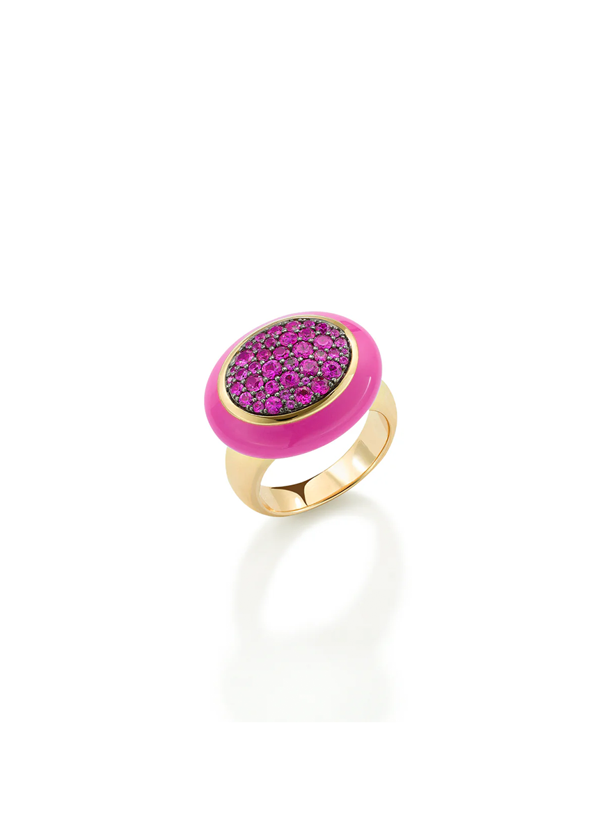 Arena Ring, Pink Sapphire