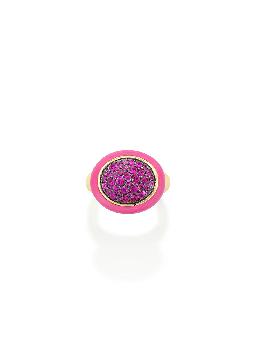 Arena Ring, Pink Sapphire