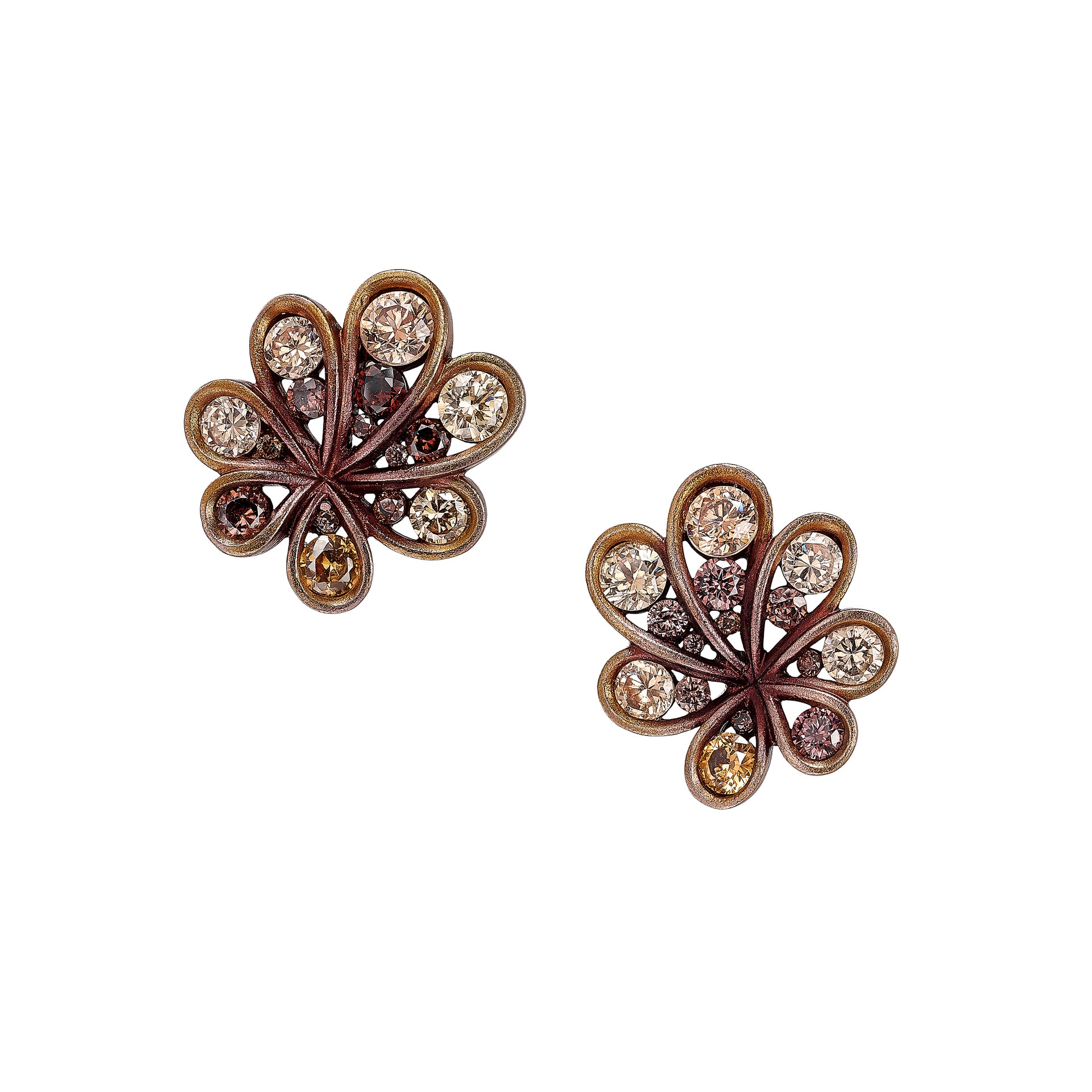Autumn Chanterelle Studs