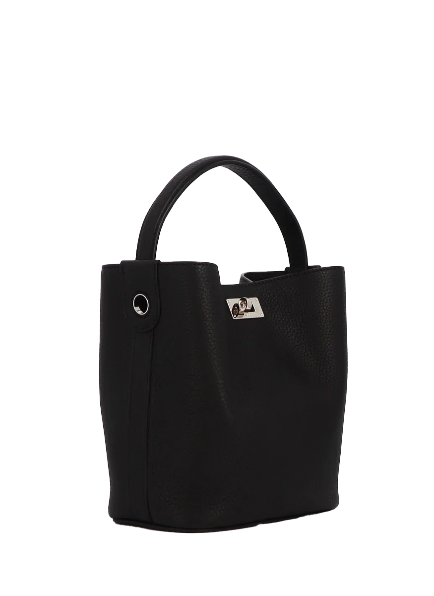 Odeon Mini Bucket Bag in Black - Michino Paris