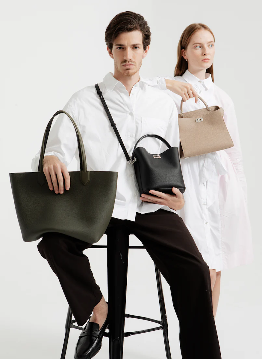 Odeon Mini Bucket Bag in Black - Michino Paris