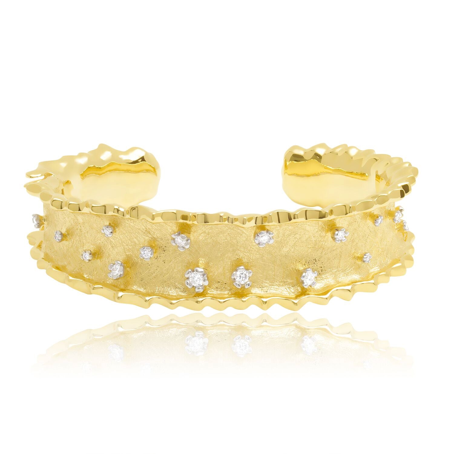 Diamond Ruffle Cuff