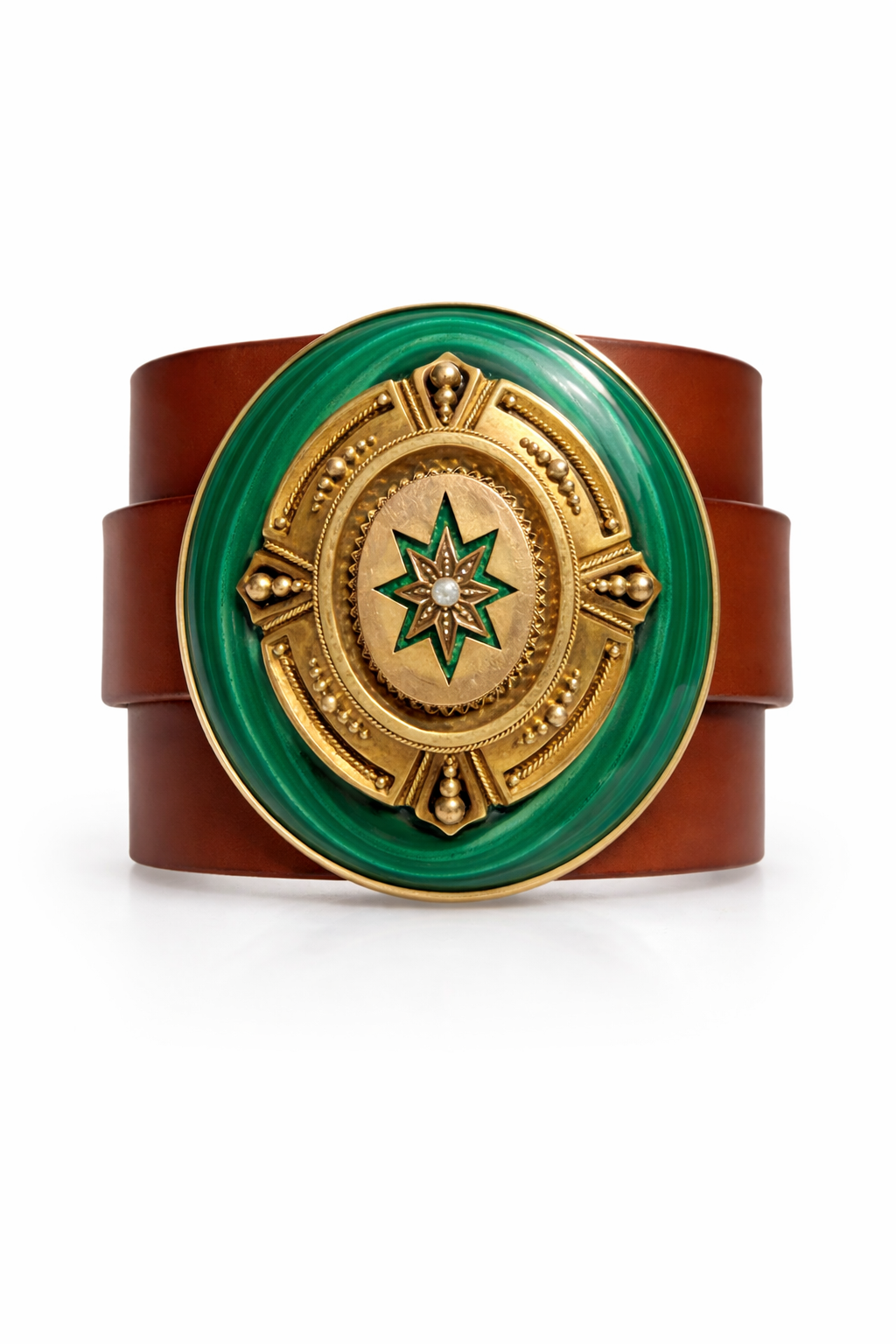 Malachite Shield Bracelet