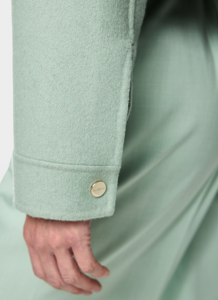 Double Face Reversible Wool Jacket - Marc Cain