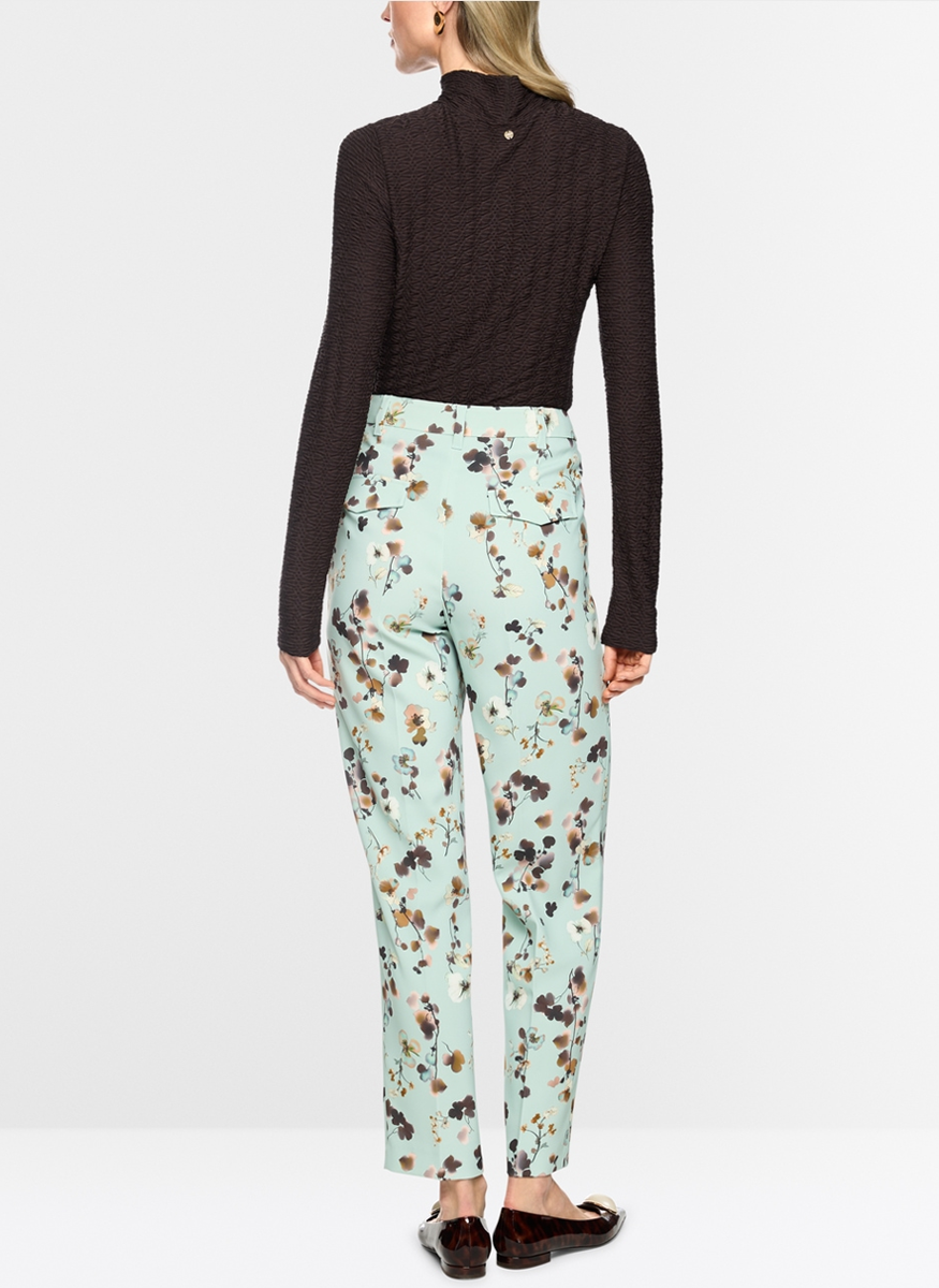 Mock Neck Jersey Top - Marc Cain