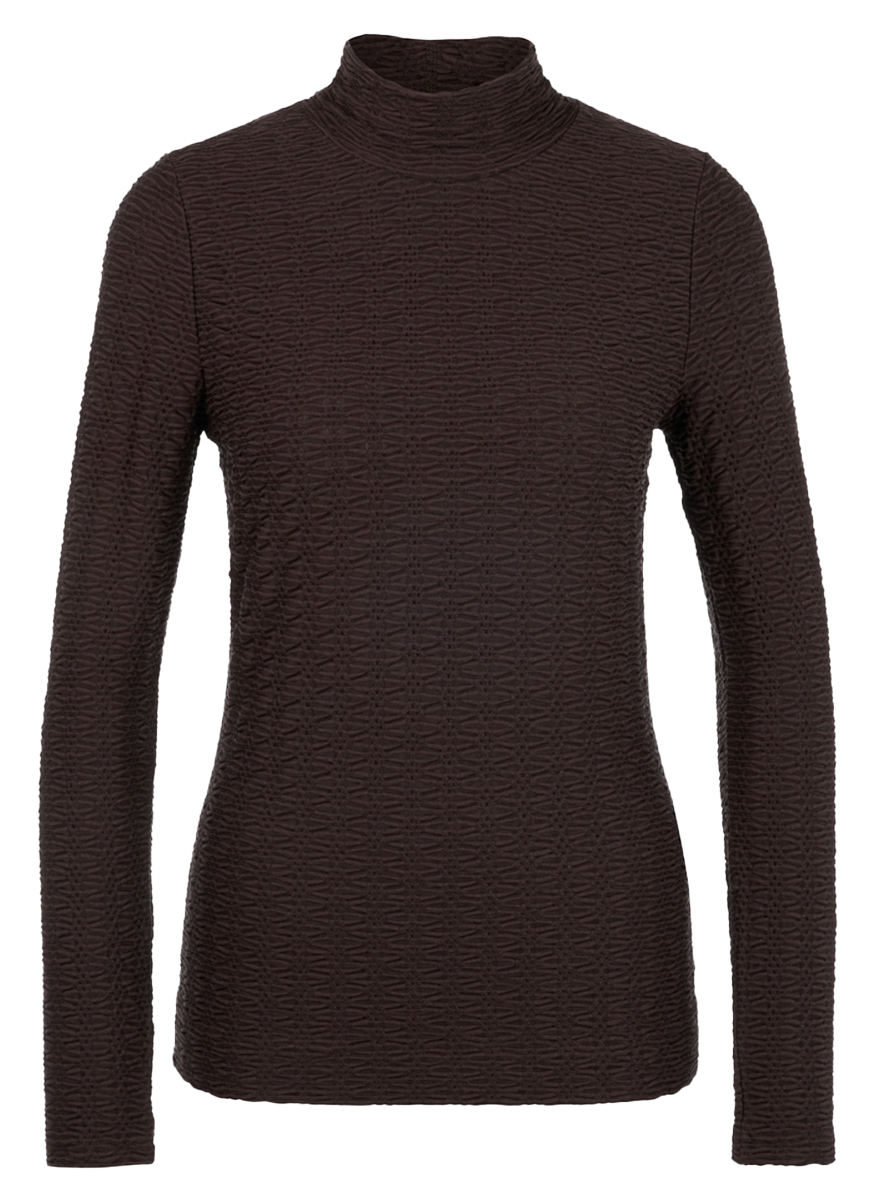 Mock Neck Jersey Top - Marc Cain