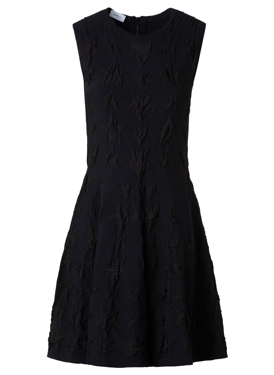 3D Star Jacquard Knit Dress - Akris Punto