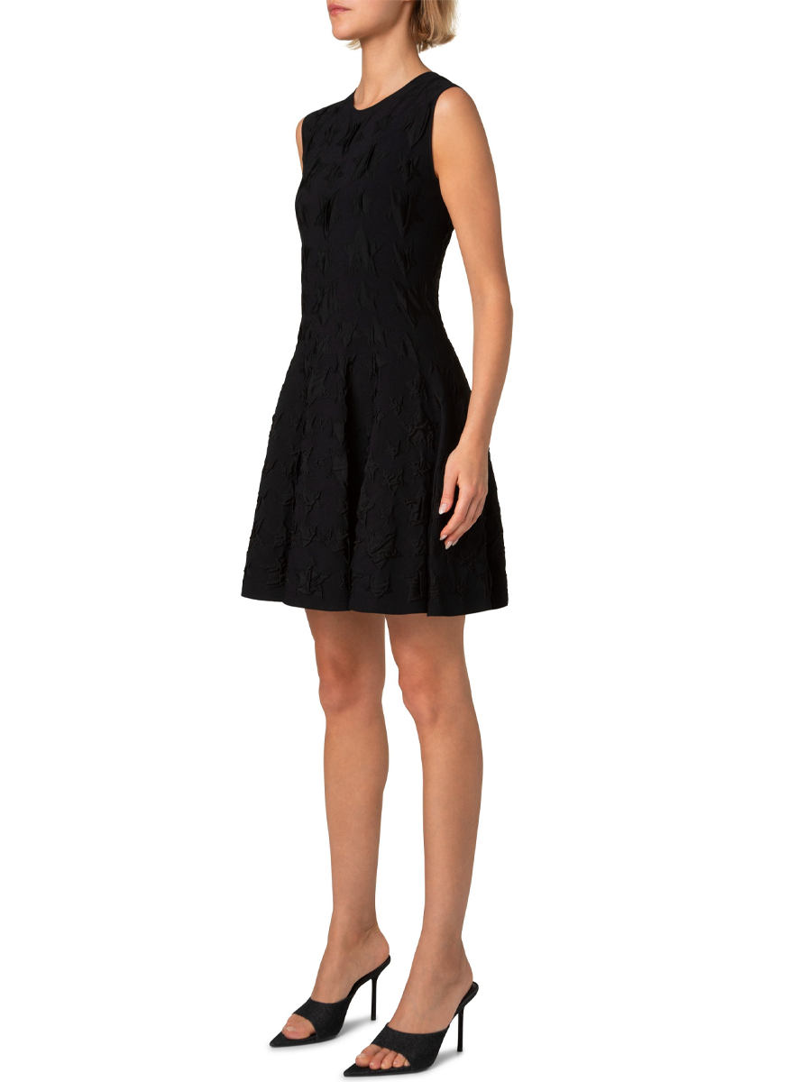 3D Star Jacquard Knit Dress - Akris Punto