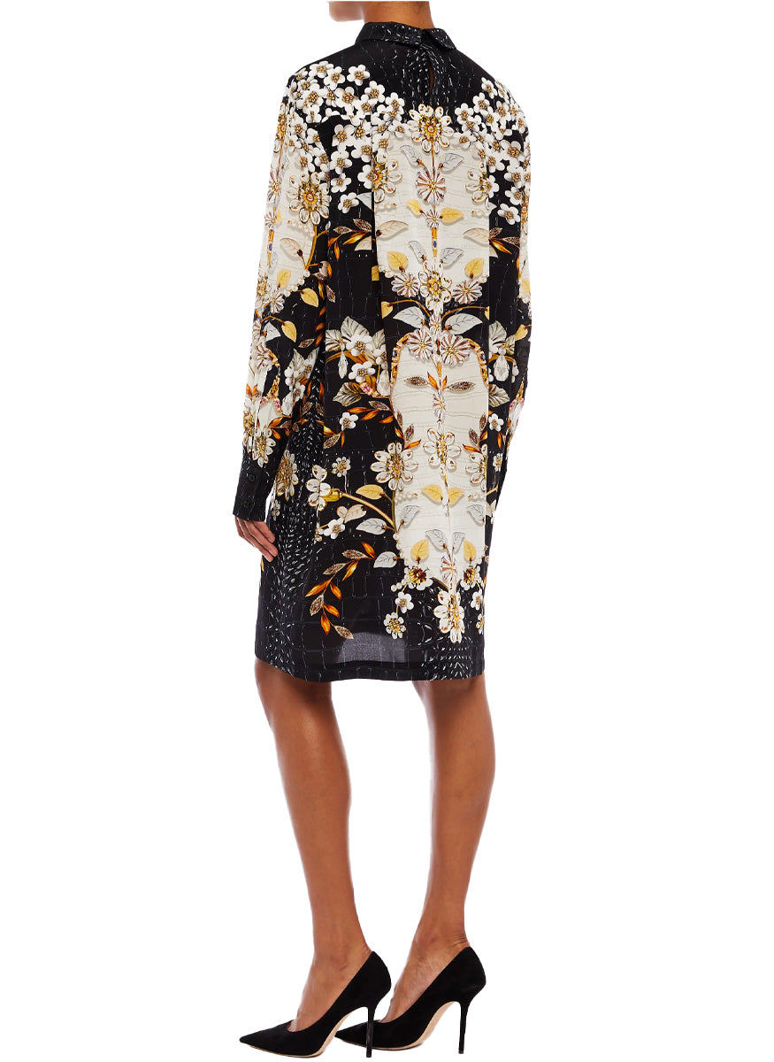 Beedie Blouse Dress in Chandelier Filigree - Mary Katrantzou