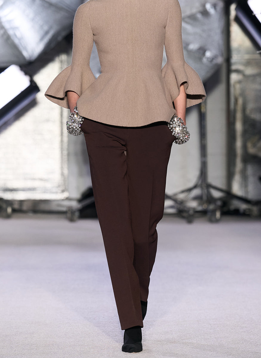 The Soren Crepe Cropped Trouser