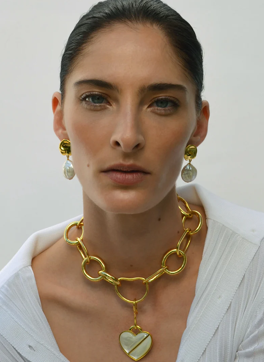 Coin Reflection Earrings