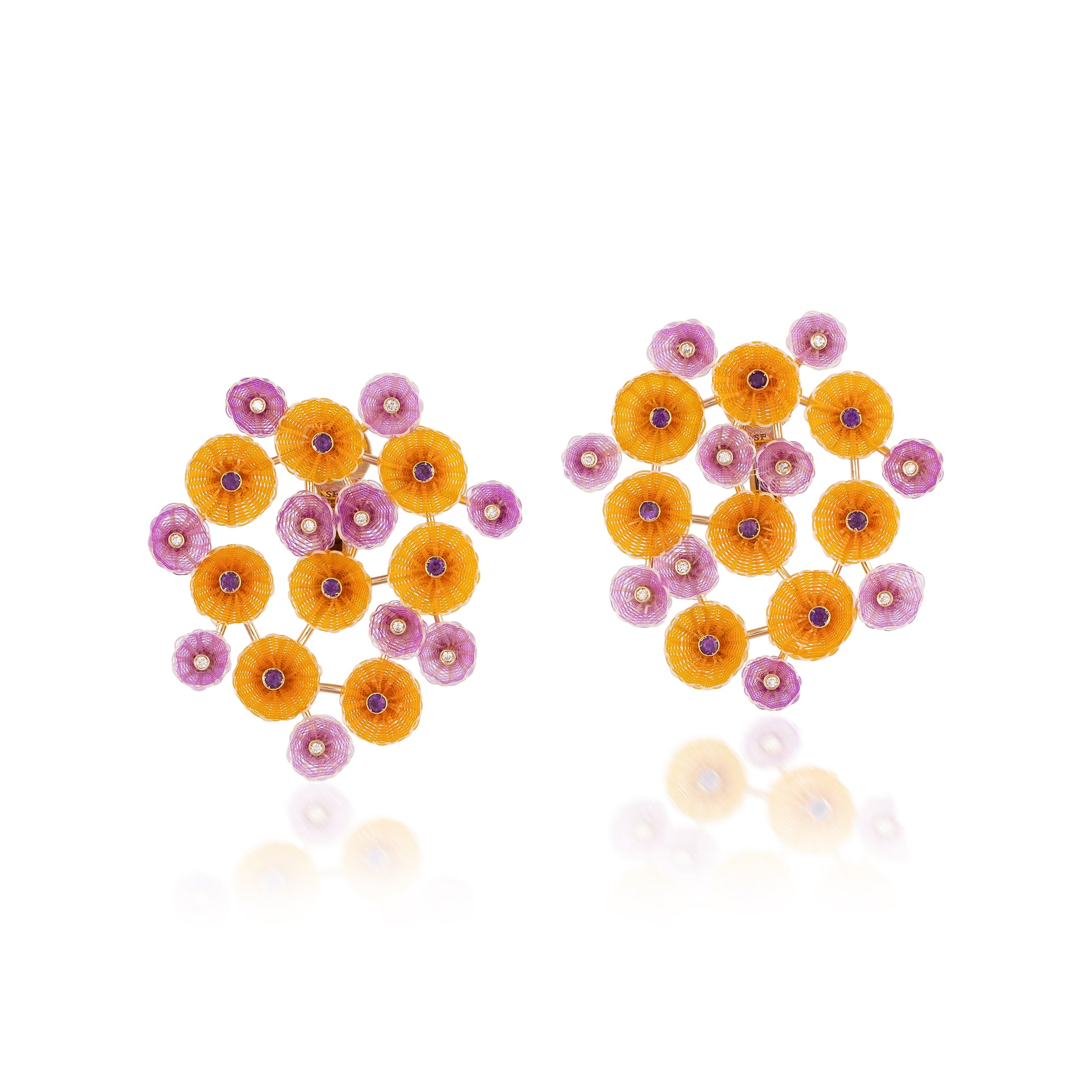 Flower Horsemane Earrings