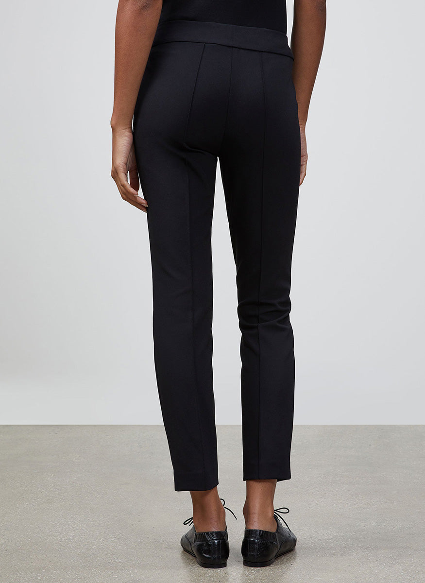 Acclaimed Stretch Gramercy Pant in Black - Lafayette 148 New York