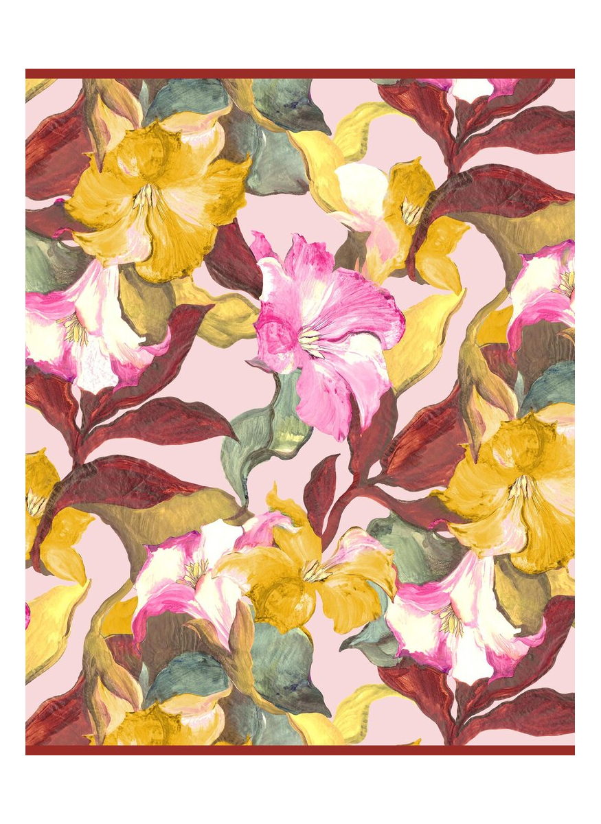 Bergamo Cashmere Printed Scarf