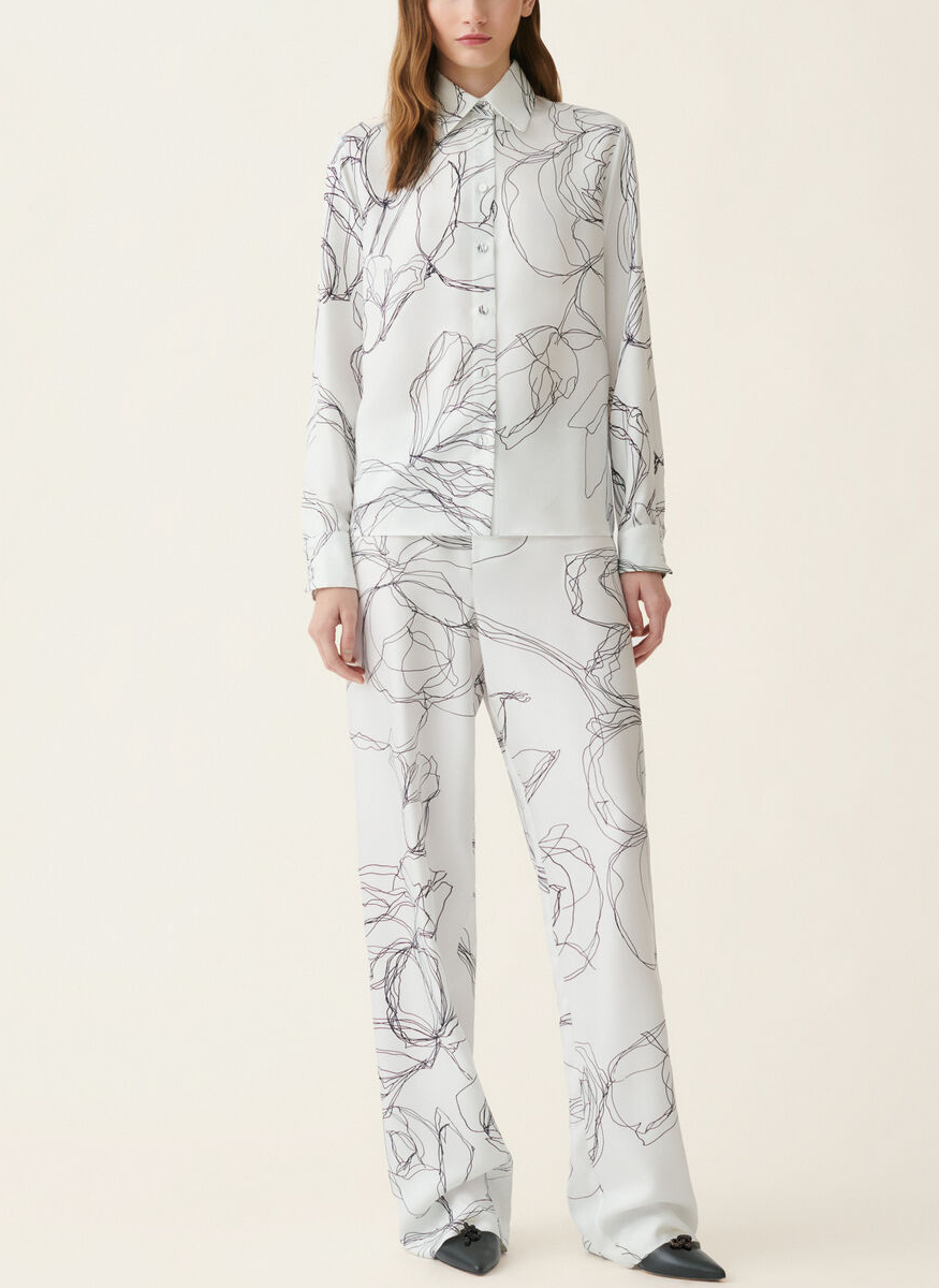 Printed Twill Shirt - Fabiana Filippi