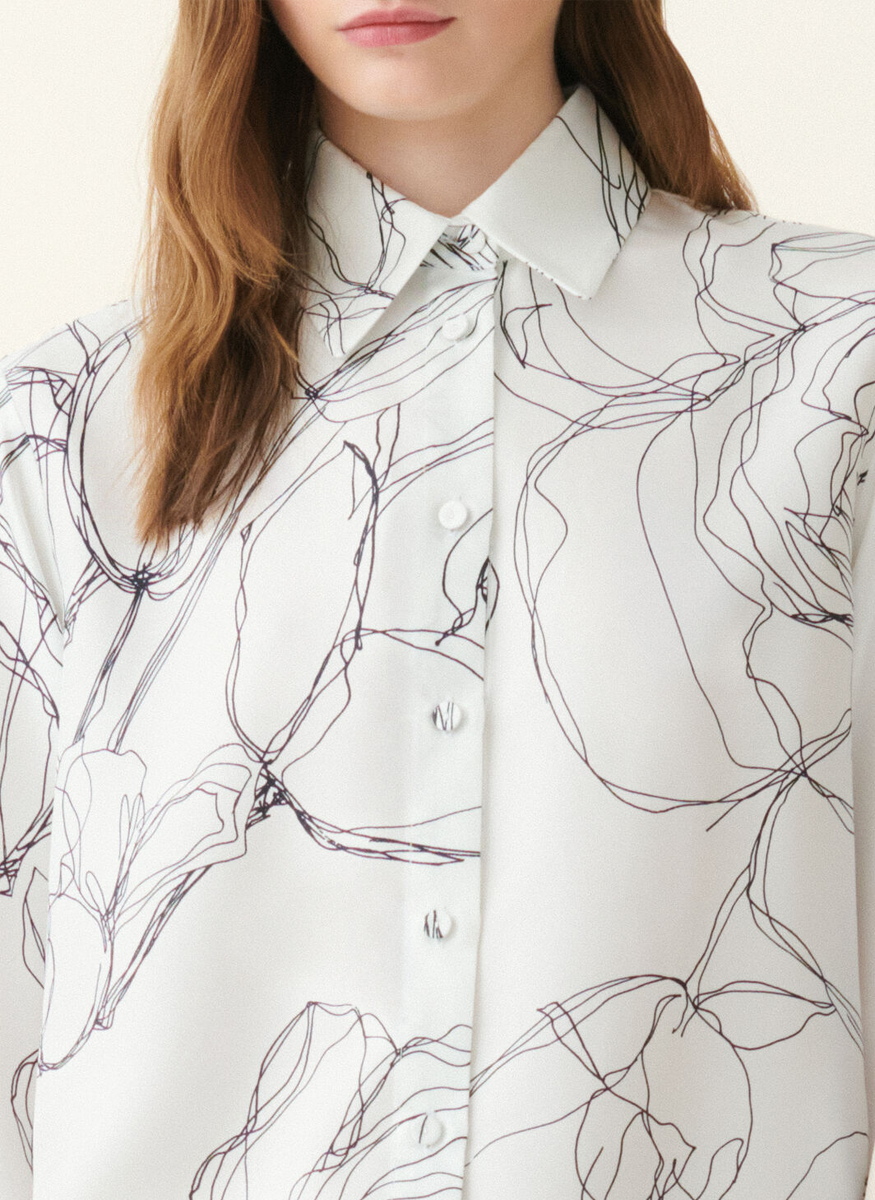 Printed Twill Shirt - Fabiana Filippi