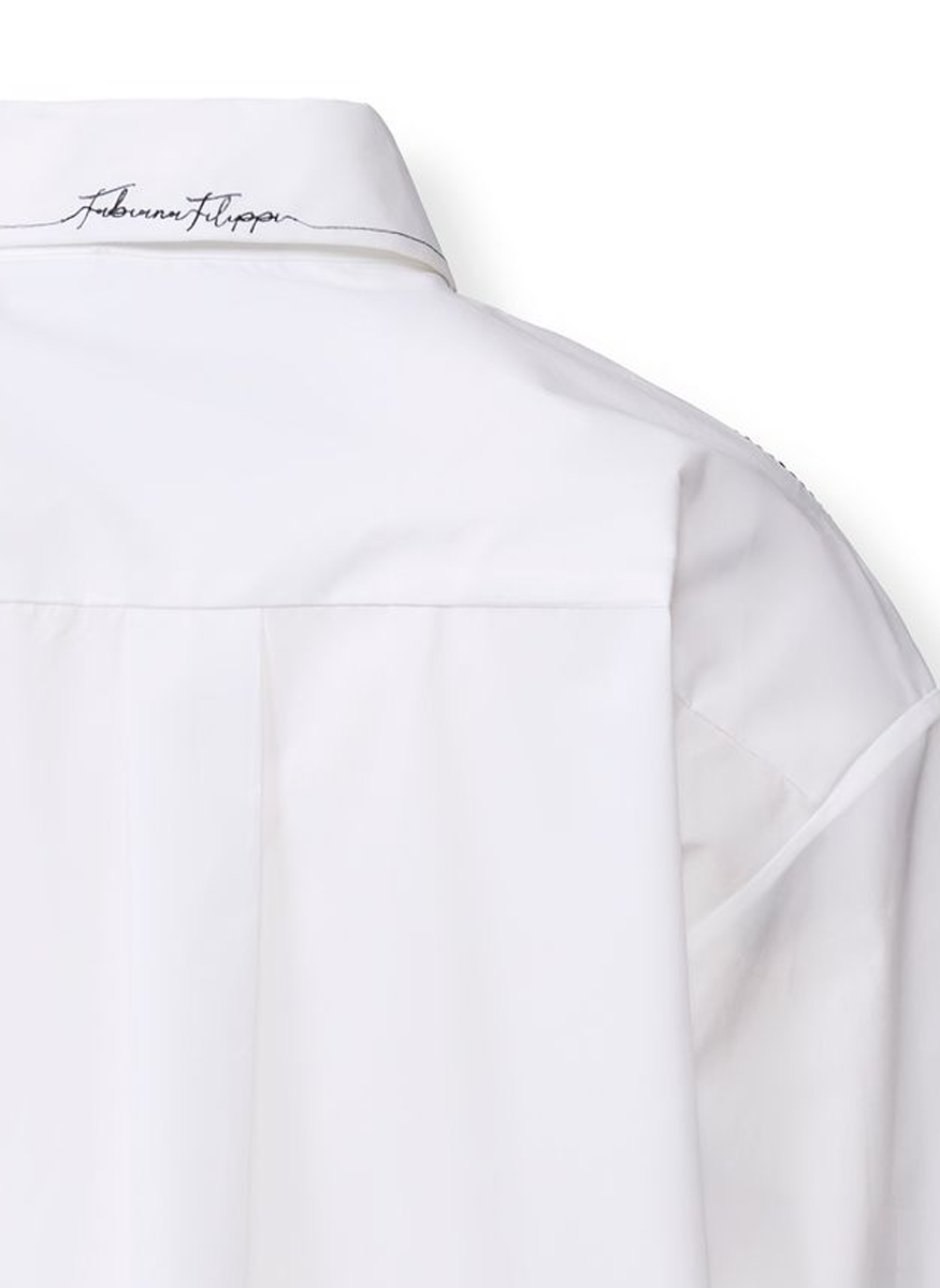 Poplin Boyfriend Shirt - Fabiana Filippi