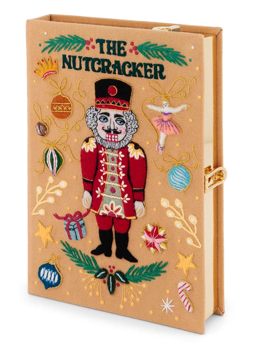 'The Nutcracker', Book Clutch with Strap - Olympia Le-Tan