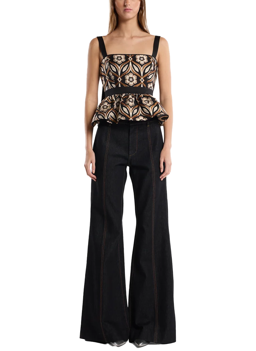 Cedric Top in Petaluma Black - Christy Lynn