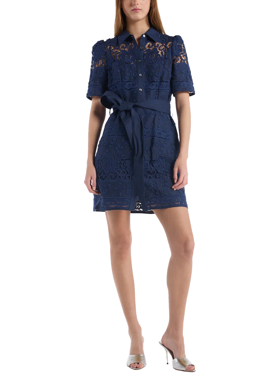 Valencia Dress in Navy