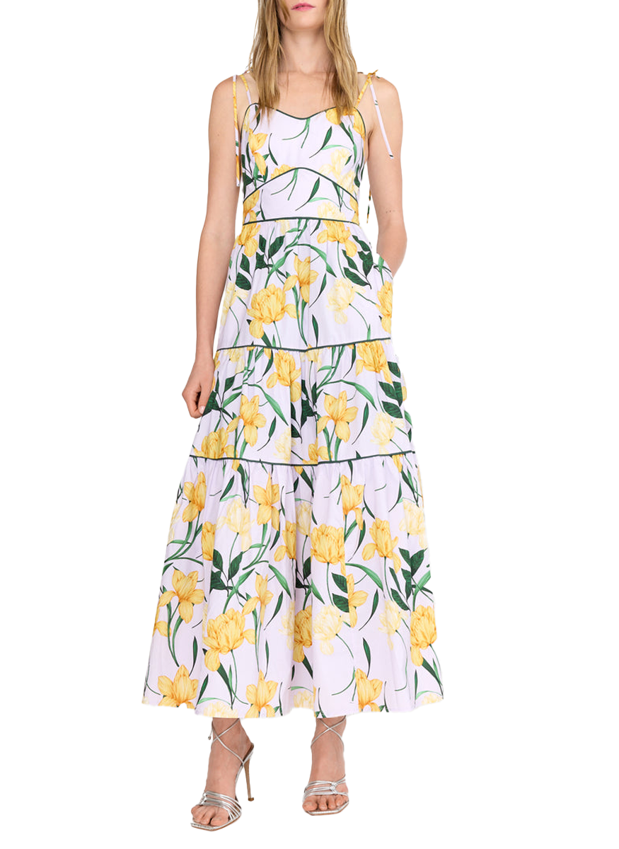 Saphina Dress in Lilac Florette