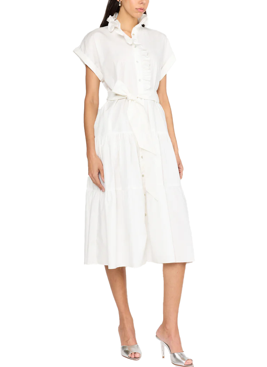 Jonah Dress in White