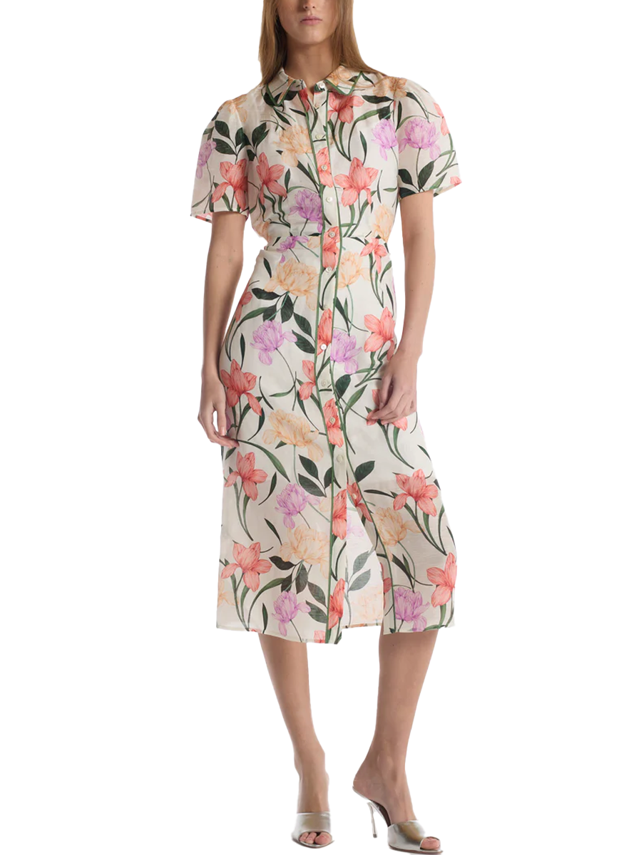 Cecile Dress in Jardin Ivory - Christy Lynn