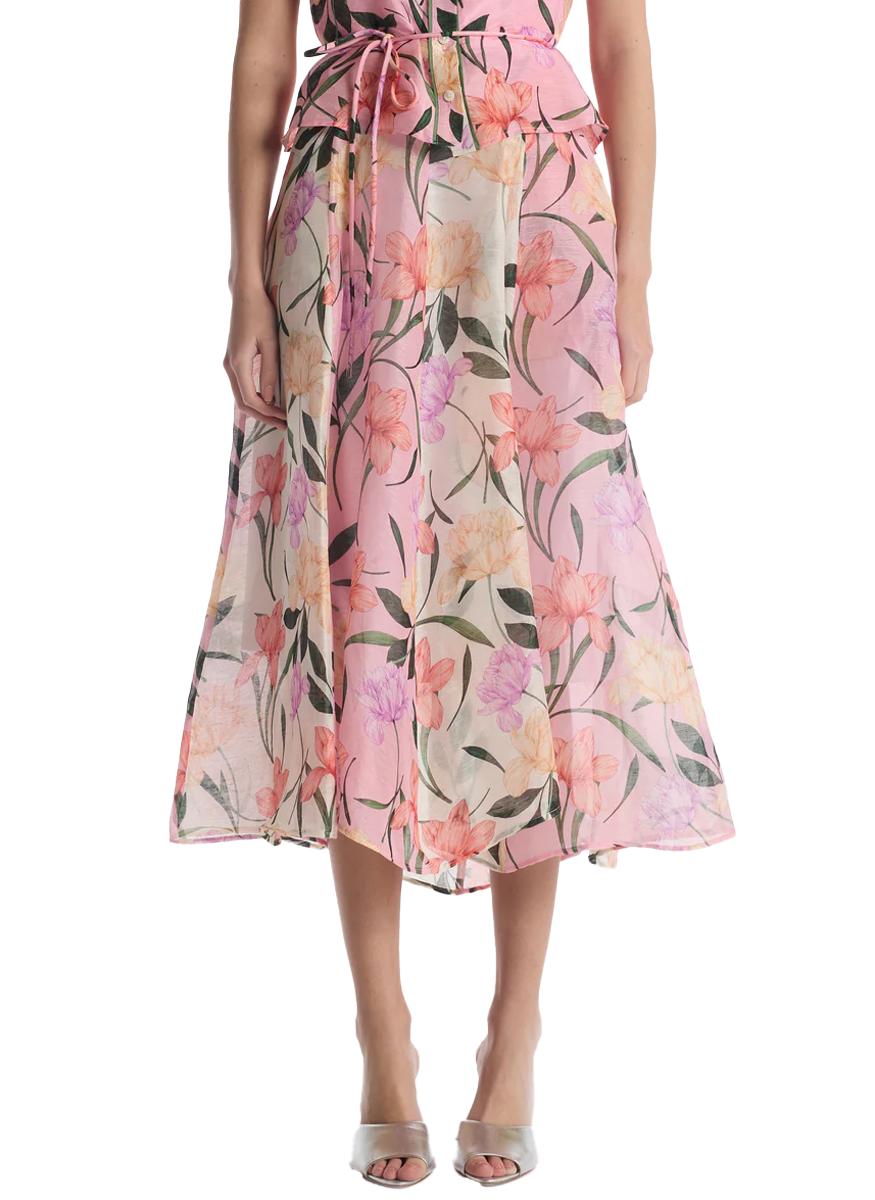 Nate Skirt in Multi Jardin - Christy Lynn