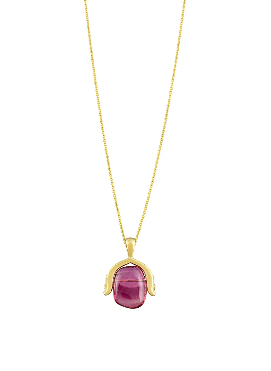 Colors Pendant Necklace, Pink Tourmaline