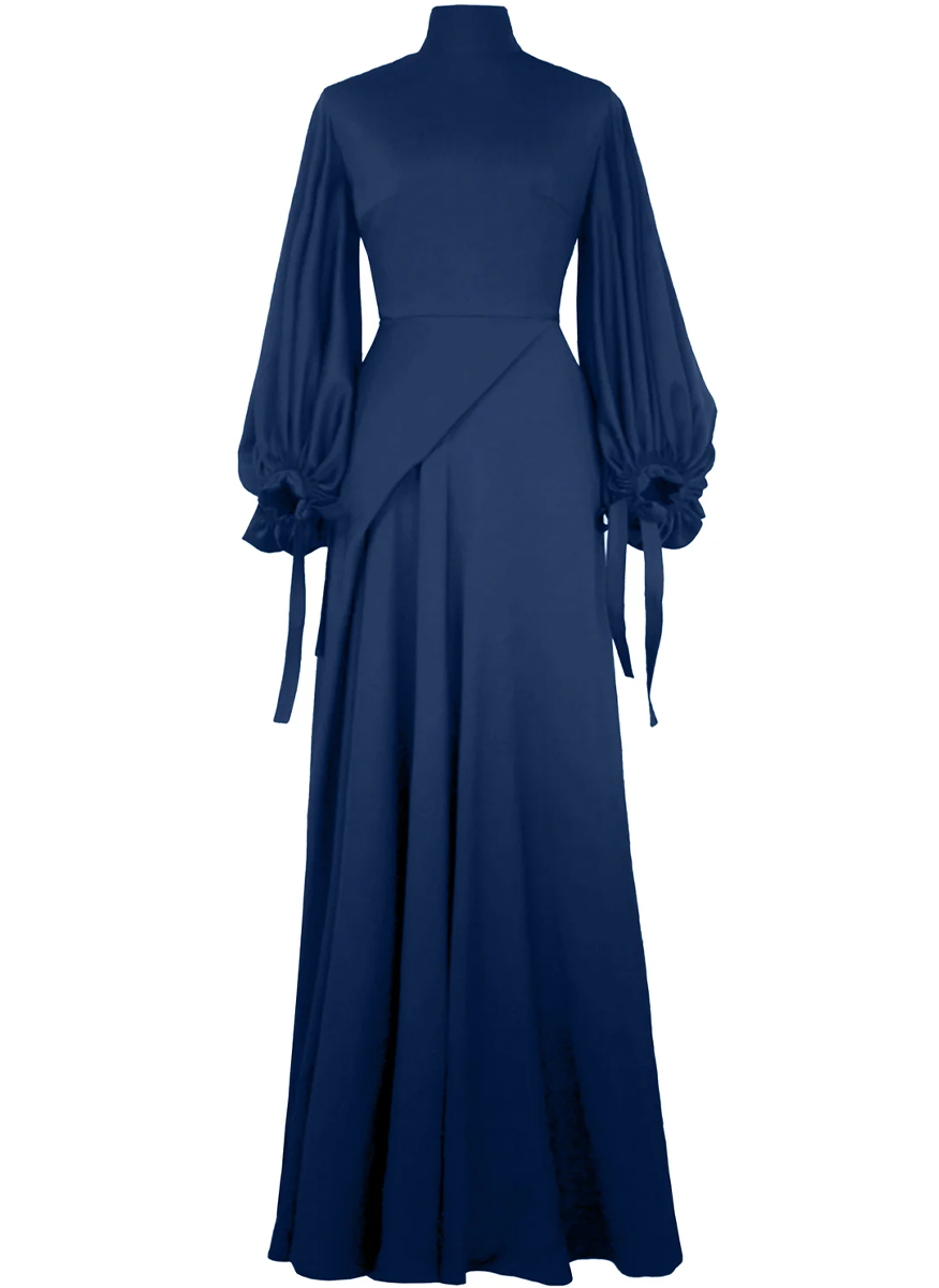Cristo Gown in Navy - Edeline Lee