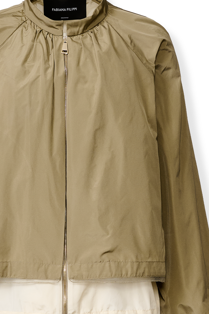 Taffeta Double Effect Bomber - Fabiana Filippi