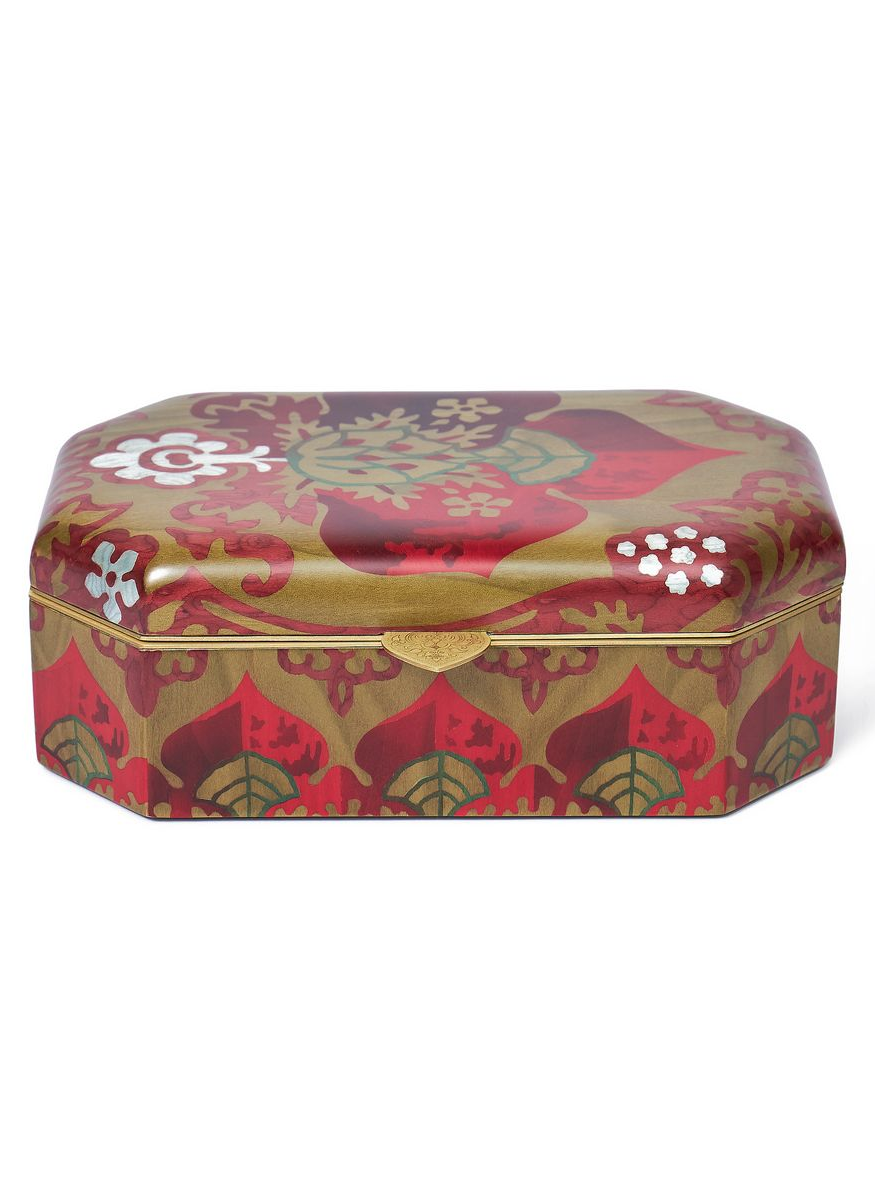 Red Ikat Jewelry Box